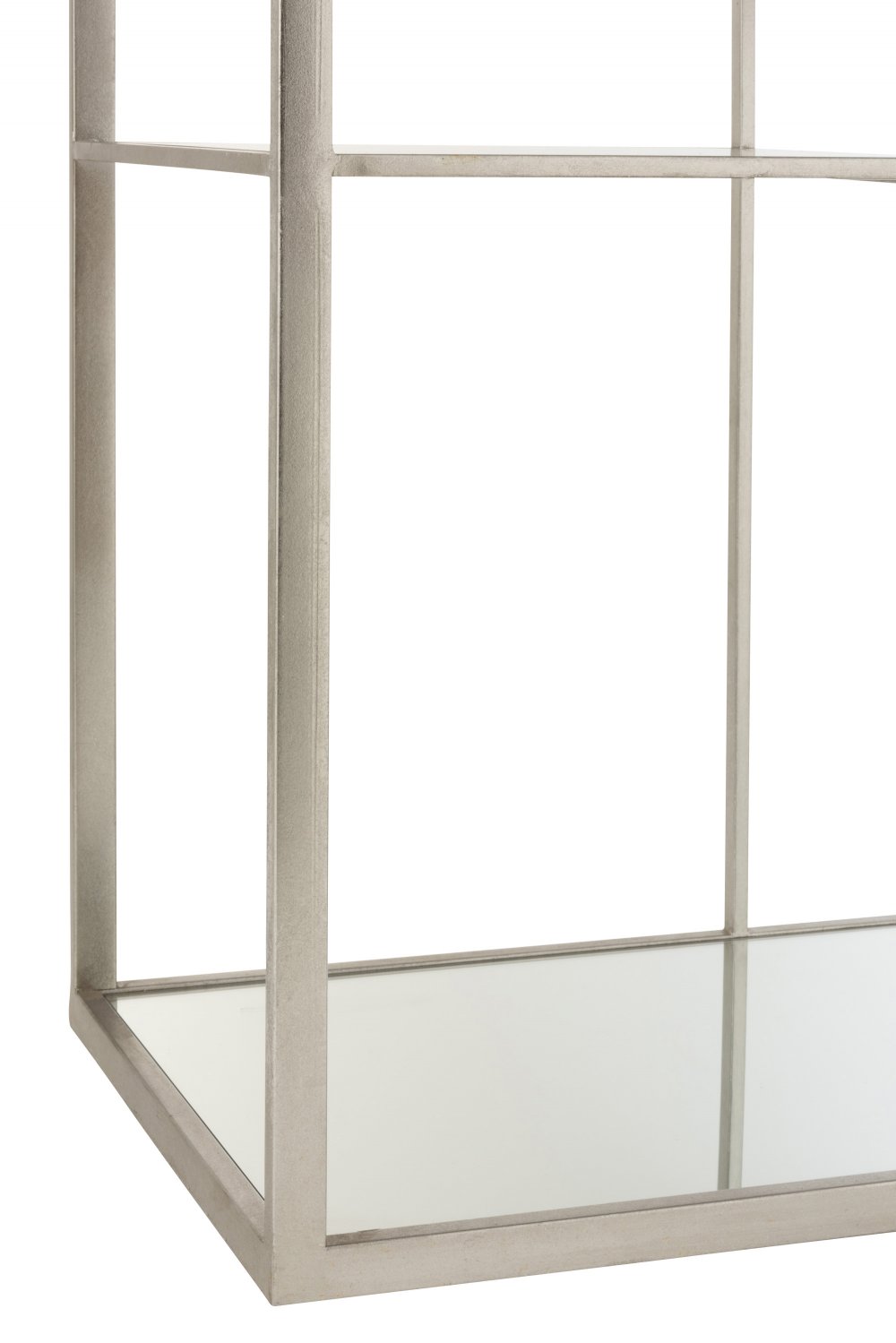 Étagère murale 5 niveaux BEVA 180 cm métal argenté 